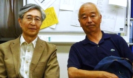 共同研究者の清水昭俊氏と岡千曲氏